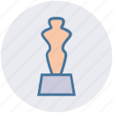 award, cinema, gold, hollywood, nomination, prize, trophy