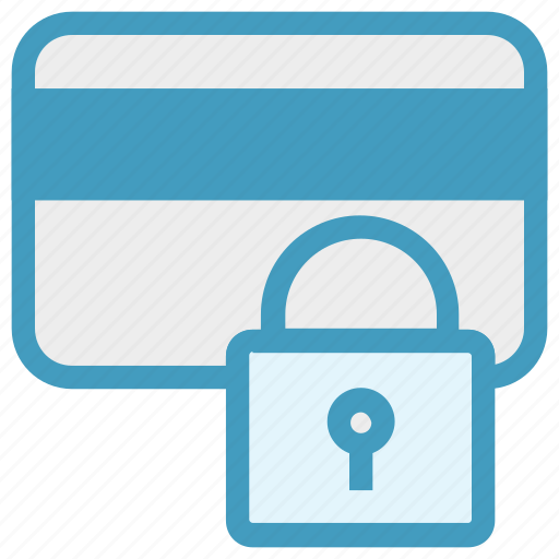 Card, credit, lock, locked, protection, safety, security icon - Download on Iconfinder