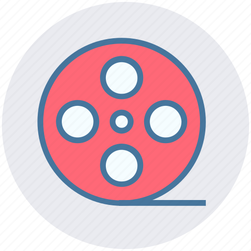 Cinema, entertainment, film, movie, reel, roll, spool icon - Download on Iconfinder