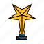 achievement, award, medal, trophy 