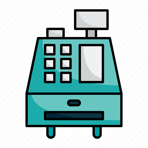 Cashbox, cashier, machine, shop icon - Download on Iconfinder