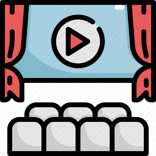 Cinema, entertainment, media, movie, player, theater icon - Download on Iconfinder