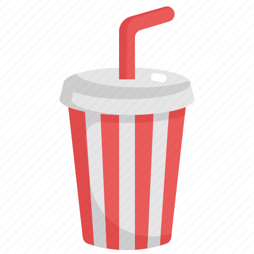 Beverage, cinema, drink, glass, movie, soda, softdrink icon - Download on Iconfinder