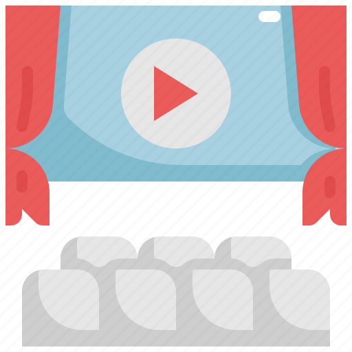 Cinema, entertainment, media, movie, player, theater icon - Download on Iconfinder