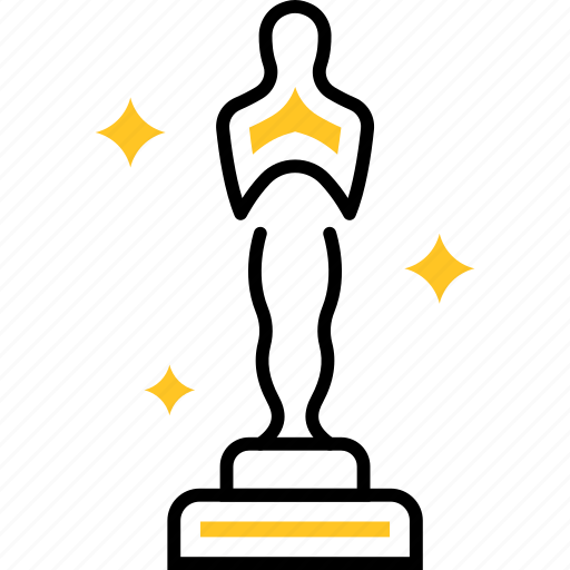 Statue, reward, statuette, cinema, award, oscar icon - Download on Iconfinder