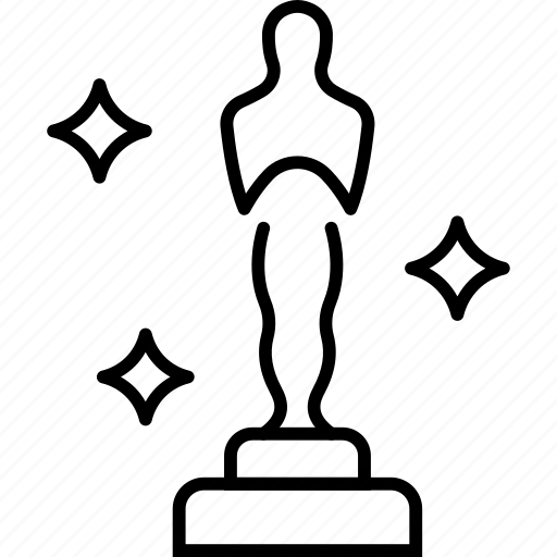 Statue, award, cinema, statuette, reward, oscar icon - Download on Iconfinder
