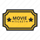 cinema, entertainment, film, movie, ticket