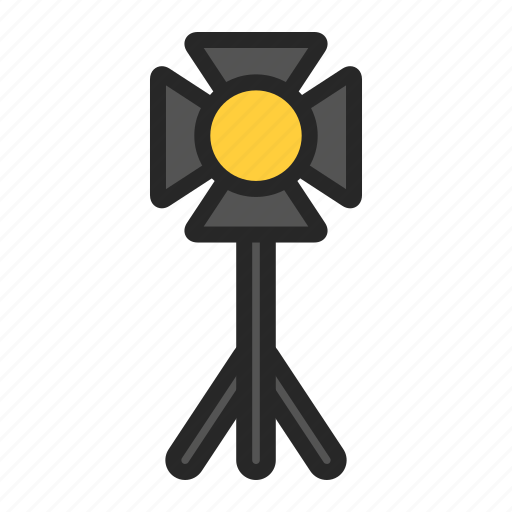 Cinema, film, lighting, movie, tool icon - Download on Iconfinder