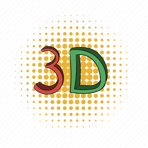 Comics, dimension, dimensional, letter, shiny, text, word icon - Download on Iconfinder