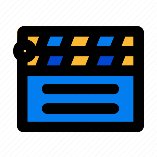 Clapperboard, cinema, film, tool icon - Download on Iconfinder