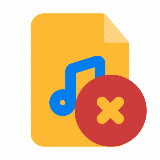 Corrupted, audio, film, file icon - Download on Iconfinder