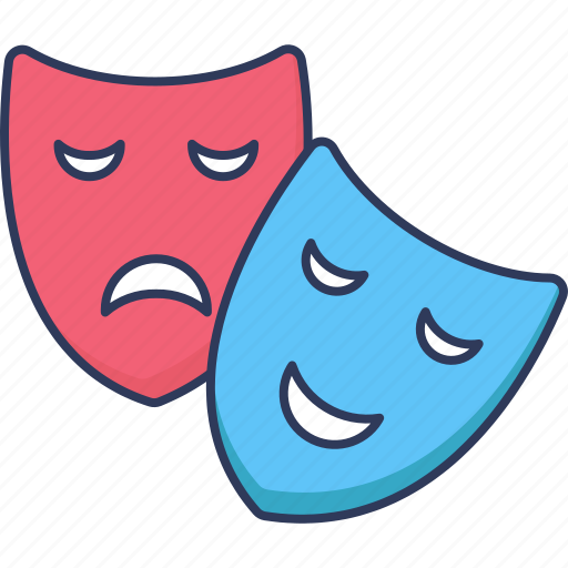 Movie, mask, theater, drama, theatre, comedy icon - Download on Iconfinder