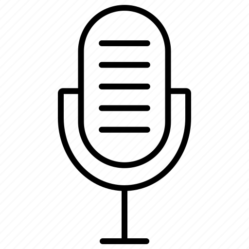 Microphone, sound, voice, recording, audio, electronics icon - Download on Iconfinder