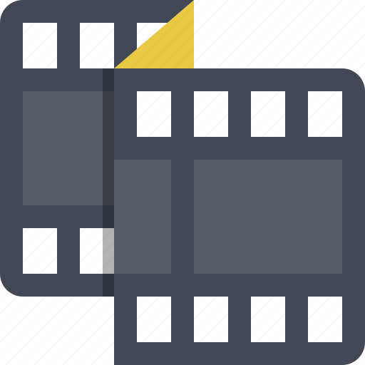 Filmroll, filmstrip, reel, entertainment, multimedia, roll, video icon - Download on Iconfinder