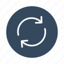 arrows, circle, recycle, refresh, reload, sync 