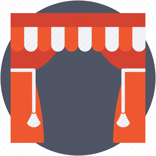 Carnival stage, circus entrance, circus stage, entrance, stage icon - Download on Iconfinder