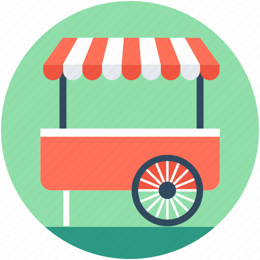 Food stand, food truck, food vending, food wagon, vending cart icon - Download on Iconfinder