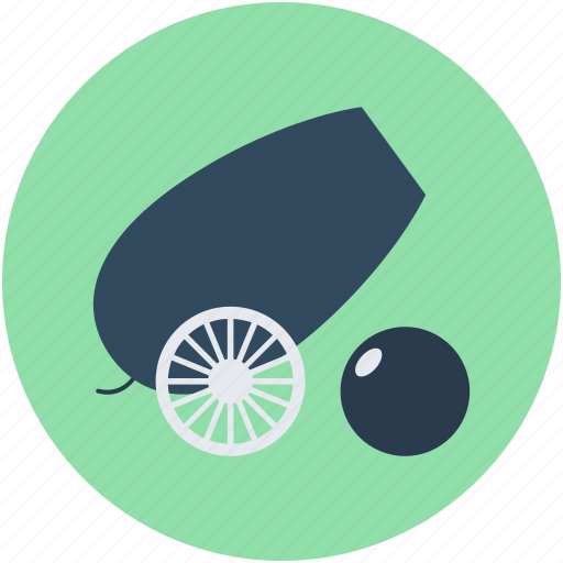 Bombard, bronze cannon, cannon, circus cannon, howitzer icon - Download on Iconfinder