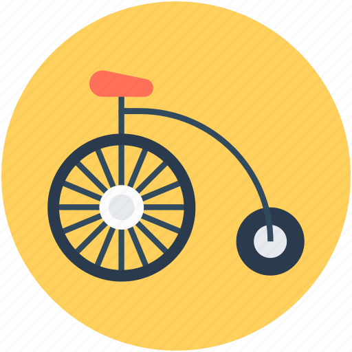 Circus cycle, clown bike, clown cycle, monocycle, unicycle icon - Download on Iconfinder