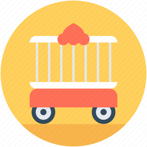 Circus cage, circus cart, circus trolley, circus wagon, train car icon - Download on Iconfinder