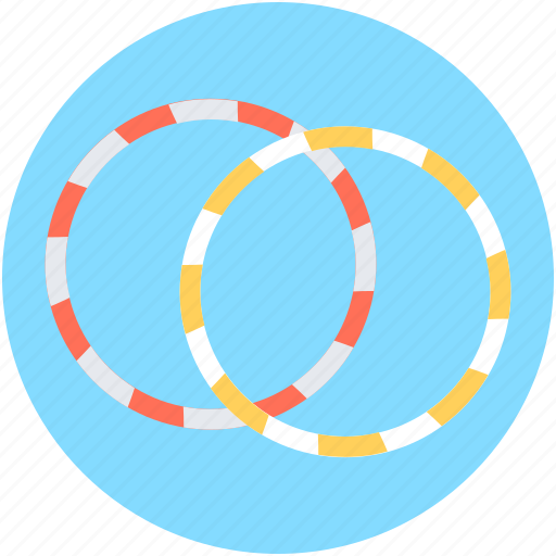 Circus hoops, cyr wheel, hula hoops, ring wheel, rings icon - Download on Iconfinder