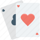 casino cards, club card, heart card, playing cards, poker cards 