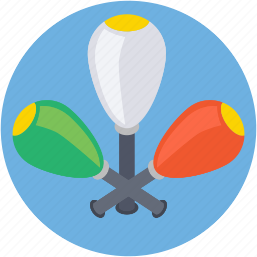 Bowling pins, circus, juggling, juggling club, maraca icon - Download on Iconfinder