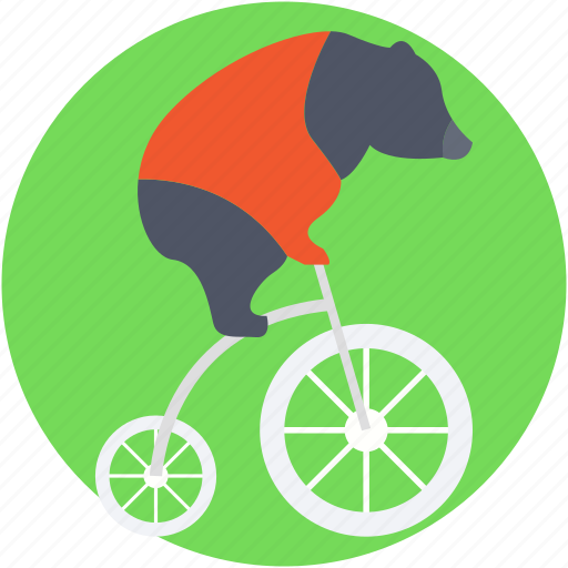 Animal, bike, circus animal, circus bear, circus show icon - Download on Iconfinder