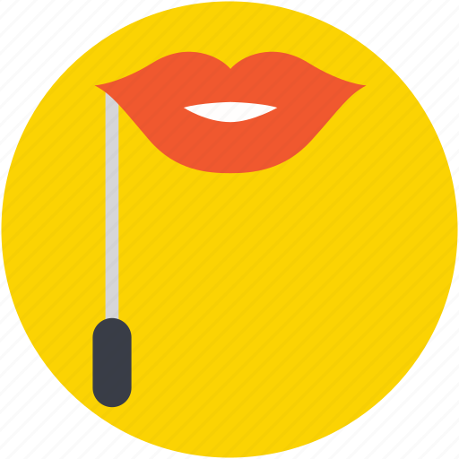 Lips, party, party prop, photo prop, prop lips icon - Download on Iconfinder
