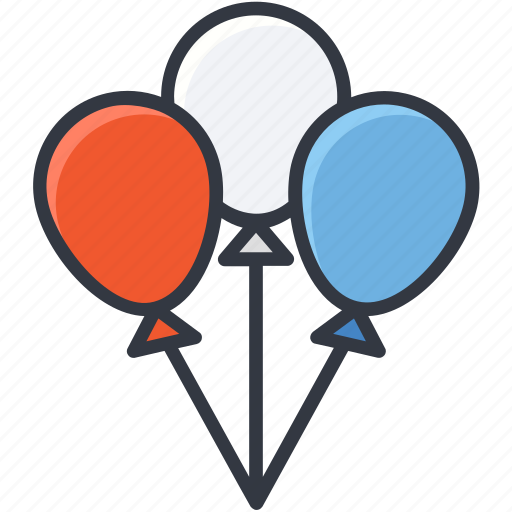 Balloons, birthday balloons, decoration balloons, party balloon, party decorations icon - Download on Iconfinder