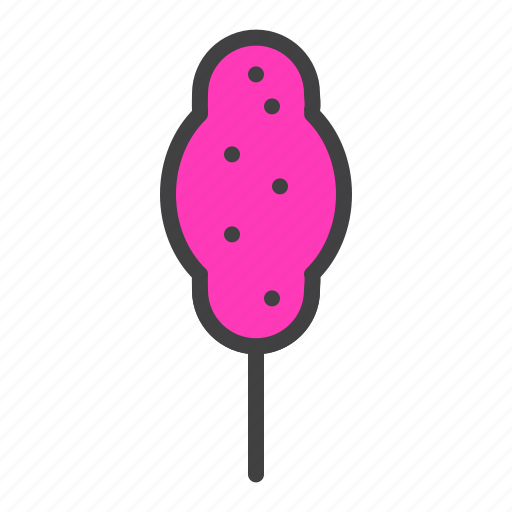 Cotton, candy, sweet, snack icon - Download on Iconfinder