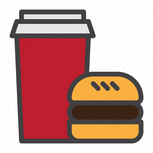 Drink, hamburger, fast, food icon - Download on Iconfinder