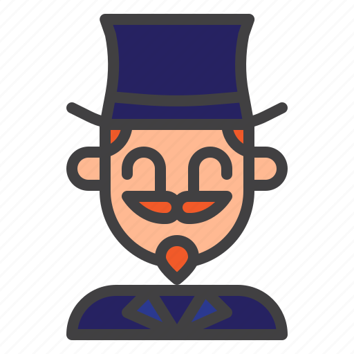 Magician, circus, actor, hat icon - Download on Iconfinder