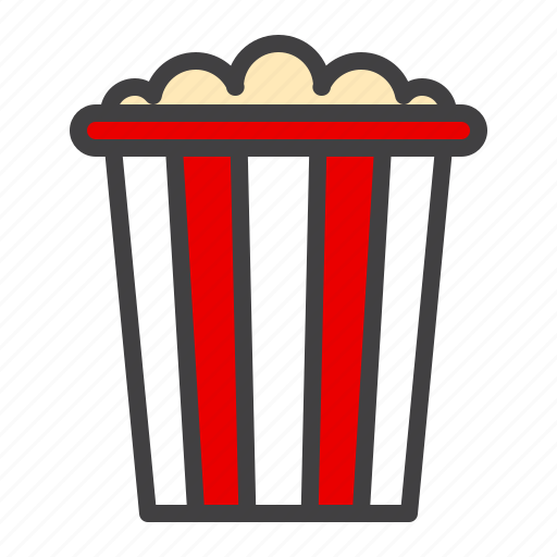 Popcorn, box, cinema, snack icon - Download on Iconfinder