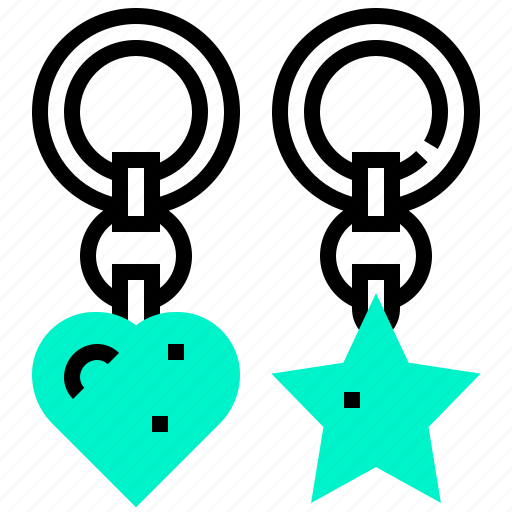 Chain, heart, key, souvenir, star icon - Download on Iconfinder