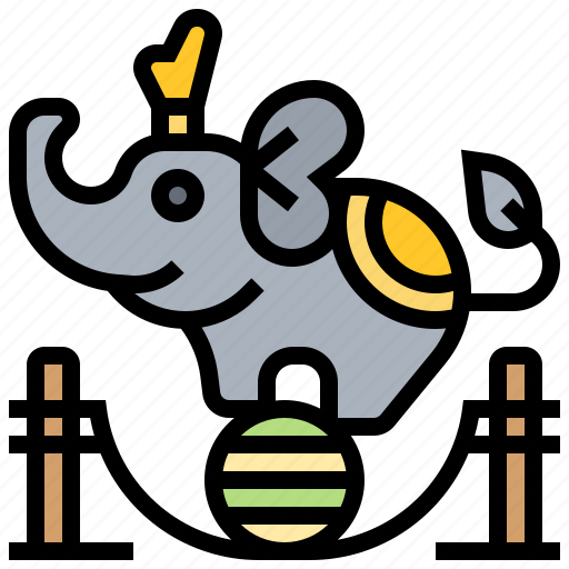 Circus, elephant, entertainment, show, zoo icon - Download on Iconfinder