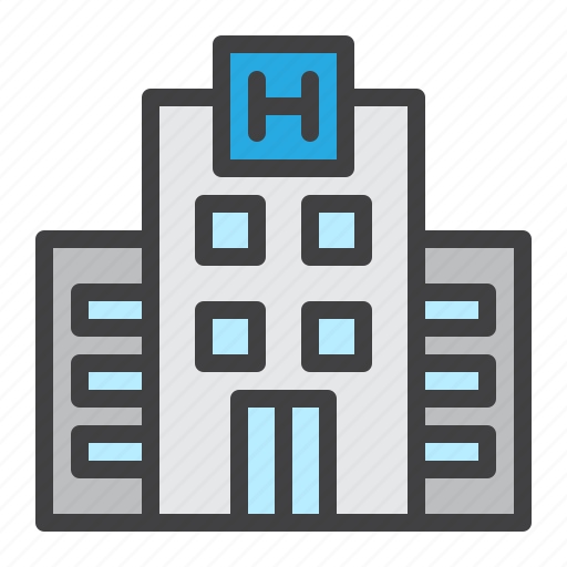 Hotel, building, hospital icon - Download on Iconfinder