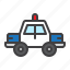 police, car, transportation 