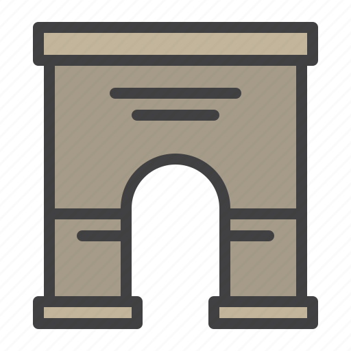 Triumphal, arch, architecture, paris icon - Download on Iconfinder