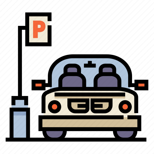 Car, carpark, park, parking, parking lot, place, space icon - Download on Iconfinder