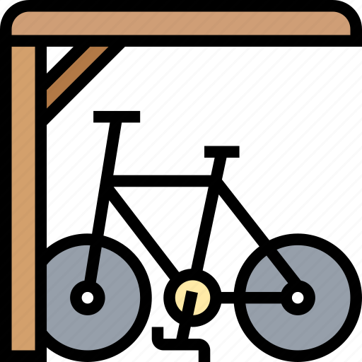 Bicycle, parking, public, rack, garage icon - Download on Iconfinder