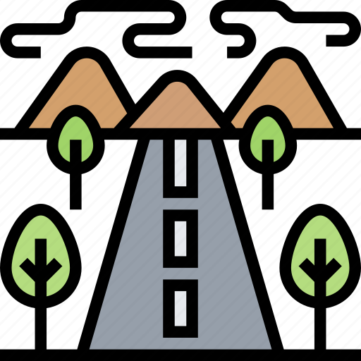 Road, highway, street, landscape, infrastructure icon - Download on Iconfinder