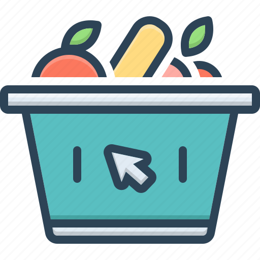 Basket, grocery, shoping, store, supermarket, trolly, variety icon - Download on Iconfinder