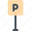 parking, road, sign, traffic, urban 