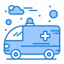 ambulance, car, hospital