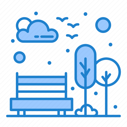 Bench, city, park, tree icon - Download on Iconfinder