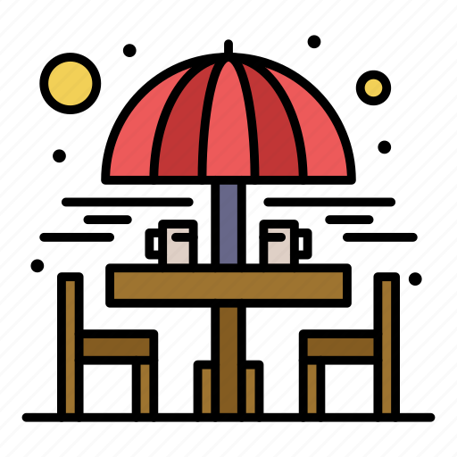 Chair, drinking, garden, sitting, table icon - Download on Iconfinder