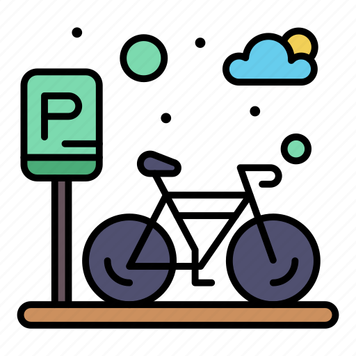 Cycle, park, parking, road icon - Download on Iconfinder