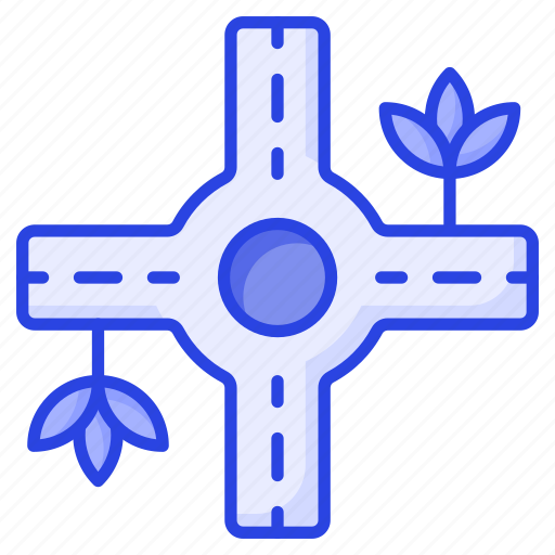 Road, intersection, roundabout, traffic, routs, paths, structure icon - Download on Iconfinder