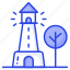 lighthouse, beacon, tower, seamark, watchtower, building, structure 